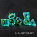 Bescon Dragon Eye RPG Dice Set von 7, Dragon Eye Polyedral Dice Set, 6 Farben verfügbar